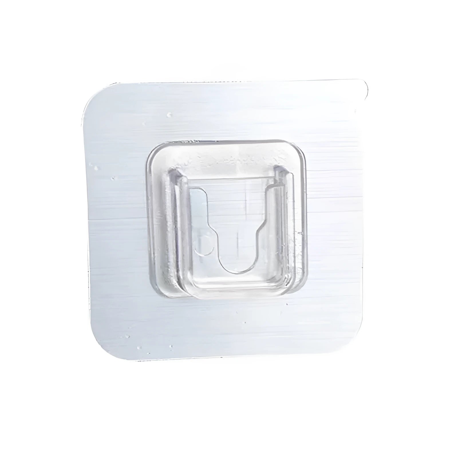 Strong adhesive snap button plastic hook with no-trace double-sided patch for hanging