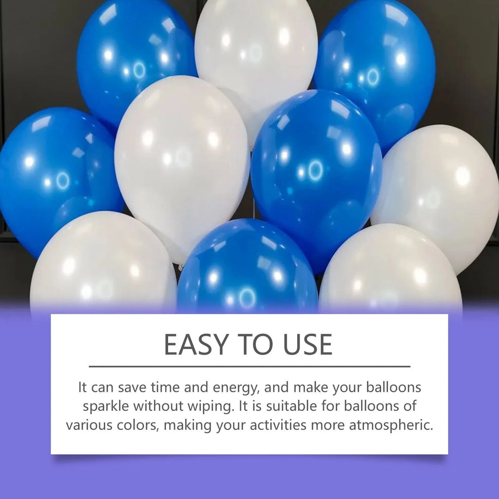 100ml balloon surface texture spray bottle for glossy metallic and pearlescent finishes on balloons.