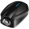 F2 black rechargeable wireless car welcome light with ABS plastic housing