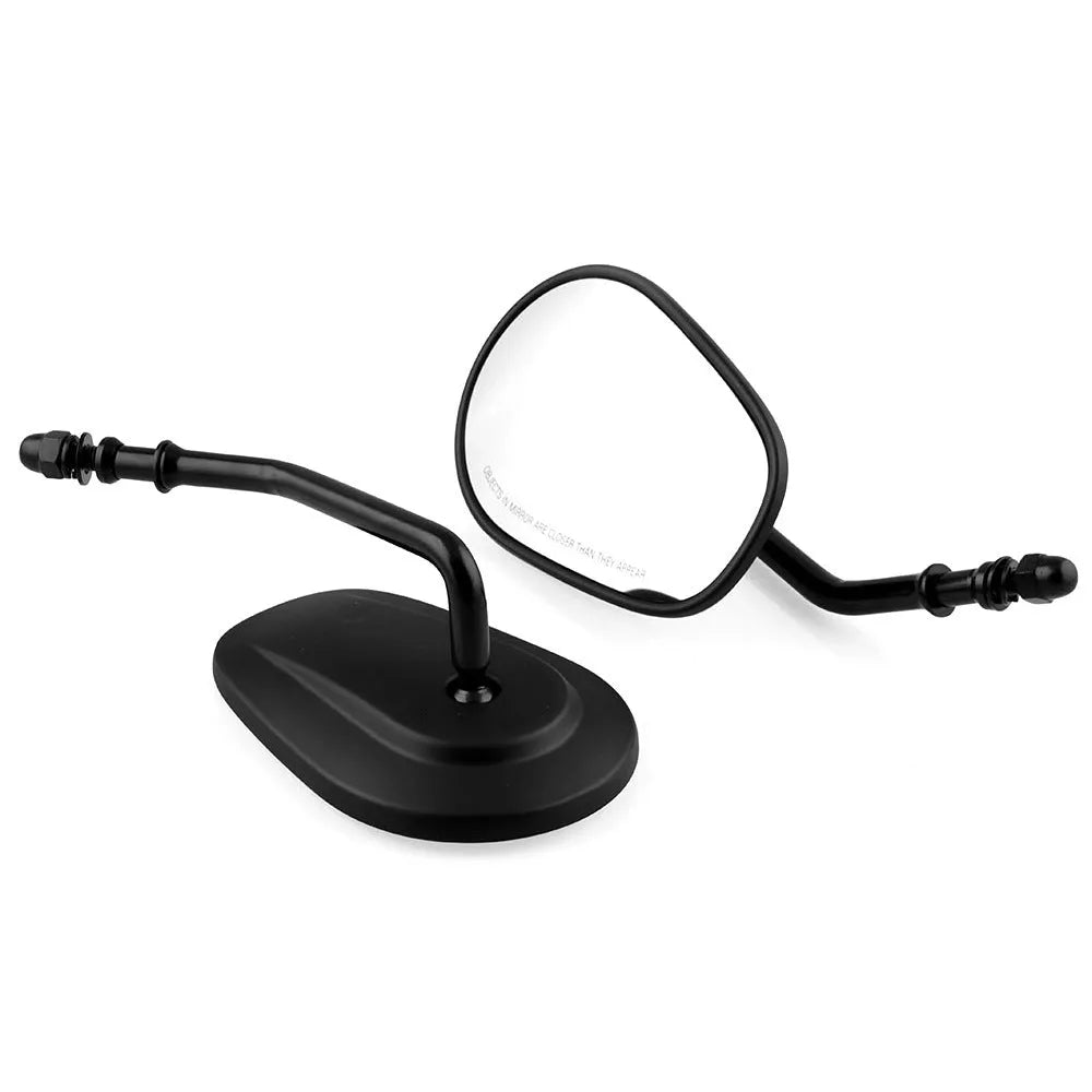 Black aluminium alloy motorcycle rearview mirror for Harley-Davidson XL 883 1200, 27x12x8.5cm