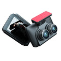 4 inch touch screen car dashcam with wide angle lens and night vision capability