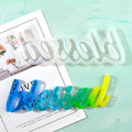 Silicone epoxy mould for letter jewellery making with English text designs including love, home, and family words