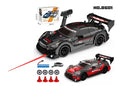 RC drift remote control car in GTR red/black colour on a smooth surface