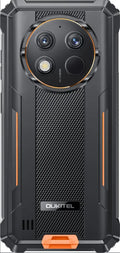 OUKITEL G1 mobile phone in green, grey, or orange colour with charger and manual