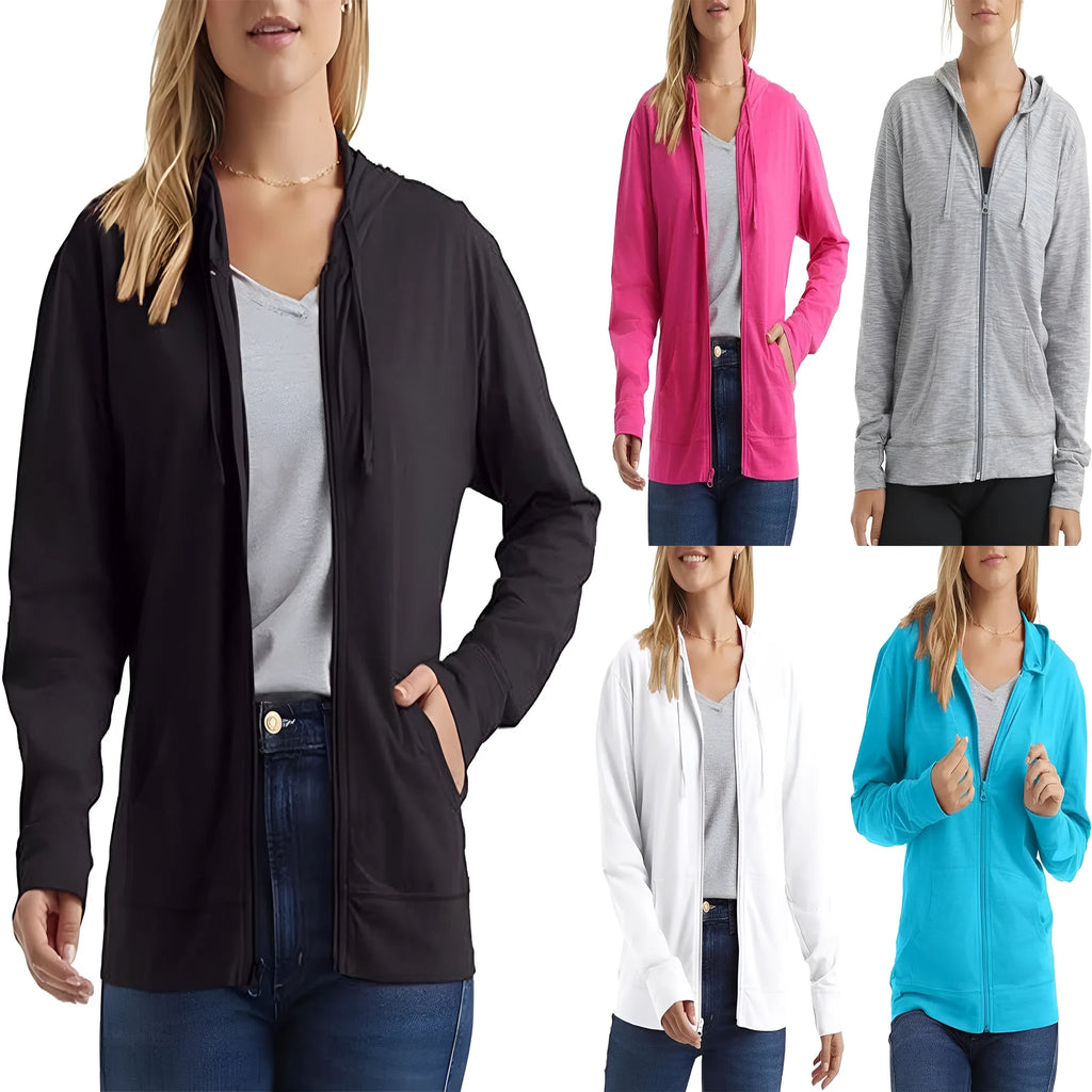 Loose fit solid colour pullover hoodie in black, white, grey, dark blue, sky blue or dark pink.
