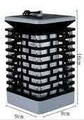 LED solar sensor flame torch light in gray for outdoor use on balcony or in garden