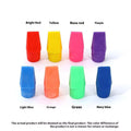 TPR cartoon bullet eraser in a random bright colour for pencil stub correction, 2.2g