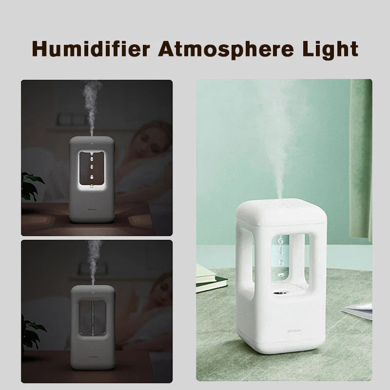 Quiet Bedroom Air Humidifier with Mesmerizing Anti-Gravity Water Drop Effect and Whisper-Quiet Operation