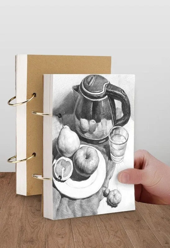 8K thickened sketchbook for hand-painted marker and watercolour drawing with multiple paper type options