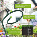 Round metal climbing plant support bracket, wrought iron floor-standing frame, 20cm to 90cm sizes