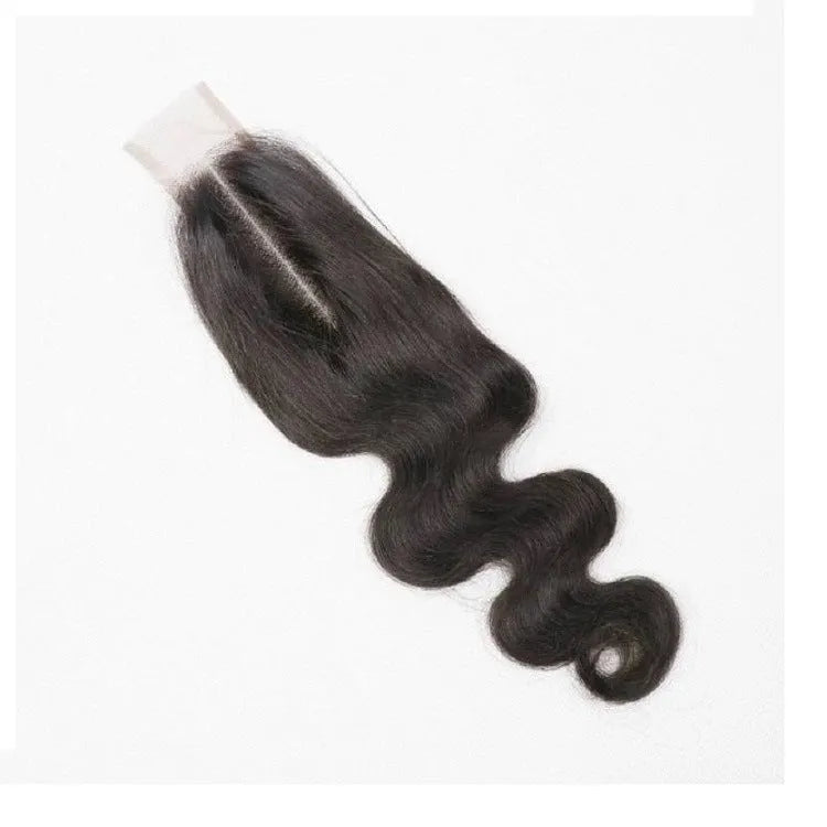 Natural colour straight human hair wig for ladies with hand-woven construction