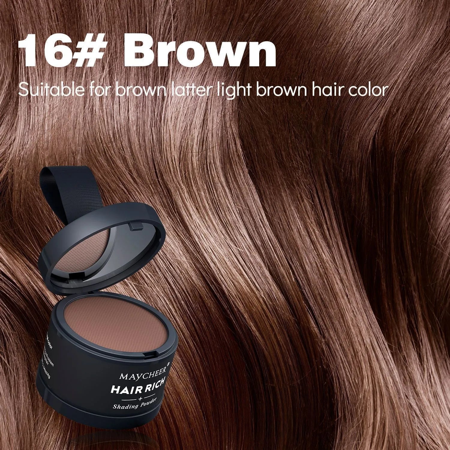Hairline sculpting contour powder compact with waterproof formula in 4g size