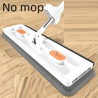 Premium Stainless Steel 360° Rotating Flat Mop with High-Quality Microfiber Cloths for Effortless Floor Cleaning