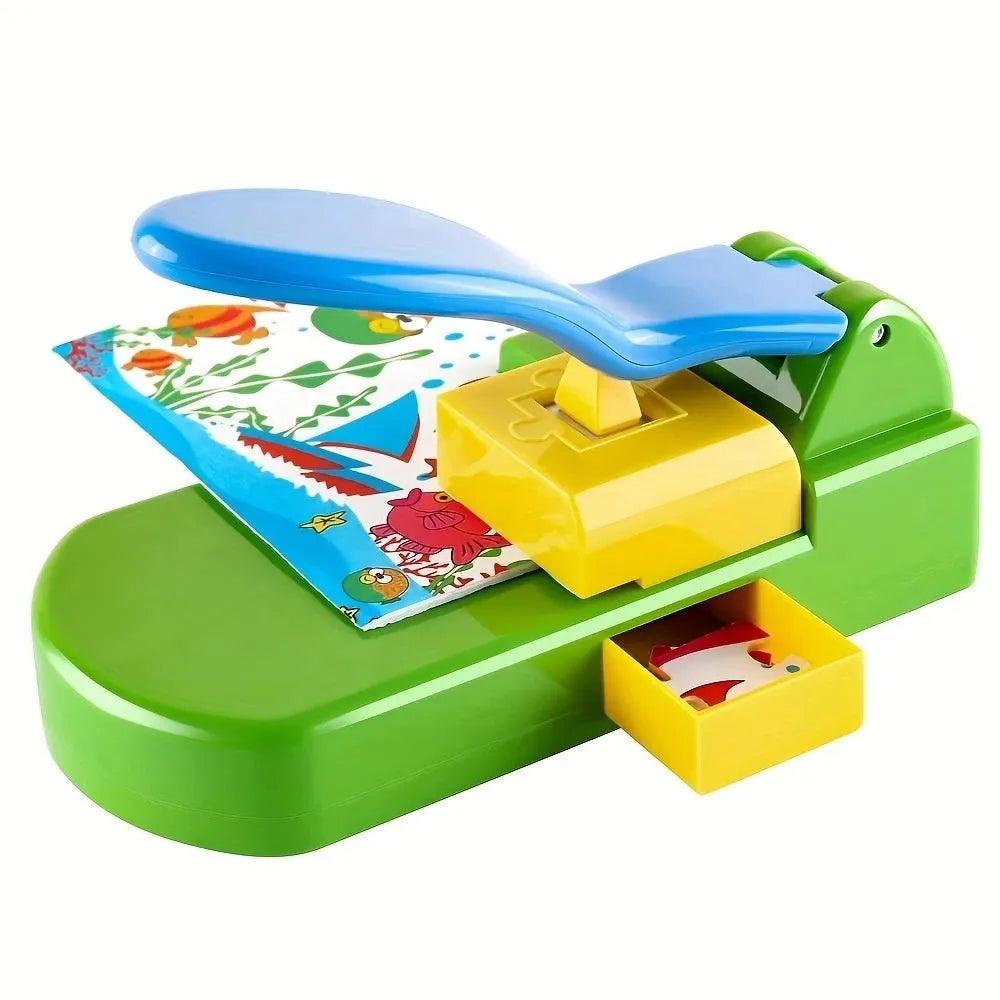 Puzzle Memory Early Education Handmade Educational Toys plastic jigsaw set with colour box for teenagers, green and red options.