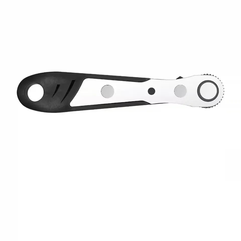 Mini 36-tooth ratchet screwdriver sleeve and L bend spanner set in chrome vanadium steel with forward reverse mechanism