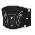 MDL1028 motorcycle riding waist support waistband in black or red colour with PVC and polyester construction