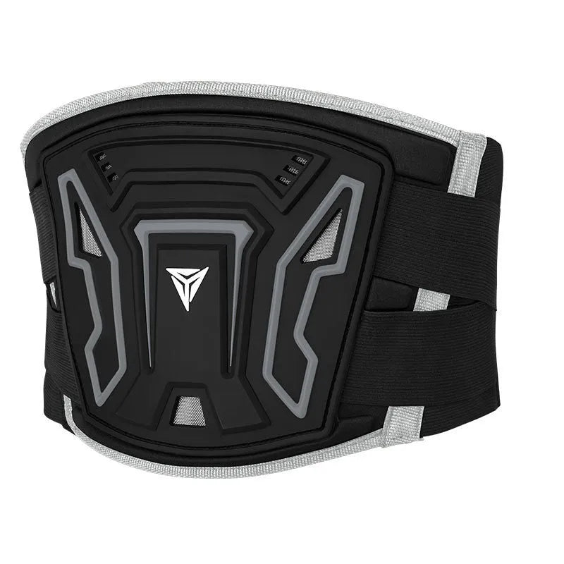 MDL1028 motorcycle riding waist support waistband in black or red colour with PVC and polyester construction
