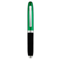 EVA metal cap mini ballpoint pen with compact 112mm size and choice of seven refill colours.