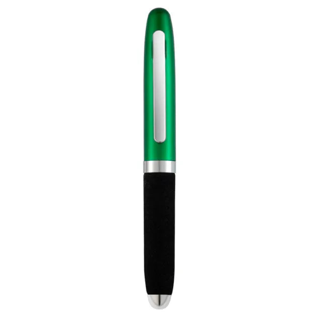 EVA metal cap mini ballpoint pen with compact 112mm size and choice of seven refill colours.