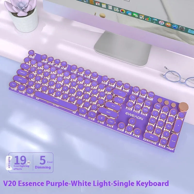 Matcha green 87-key mechanical gaming keyboard with aluminium frame and white backlighting on a desk.