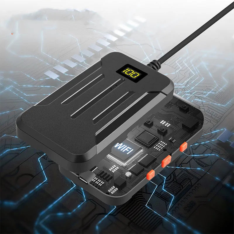 Wireless dual lens endoscope camera with 5.5mm and 8mm waterproof probes for smartphone inspection
