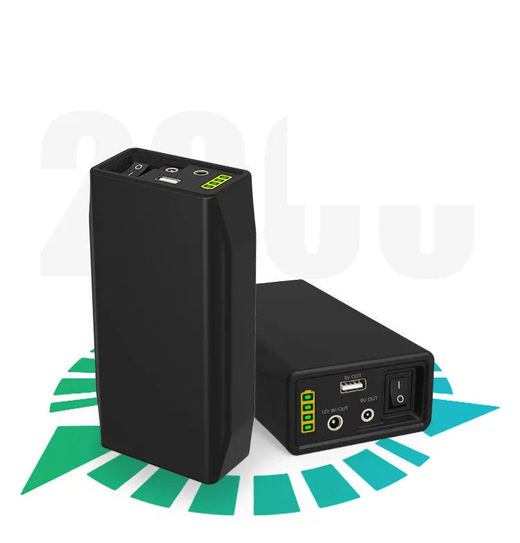 LF4100 portable lithium iron phosphate battery pack with charger and cables, dimensions 168x89.2x43mm