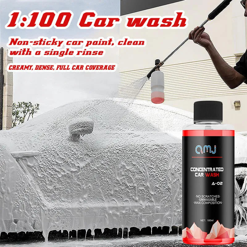 100ml bottle of super concentrated high-foam car paint decontamination cleaner