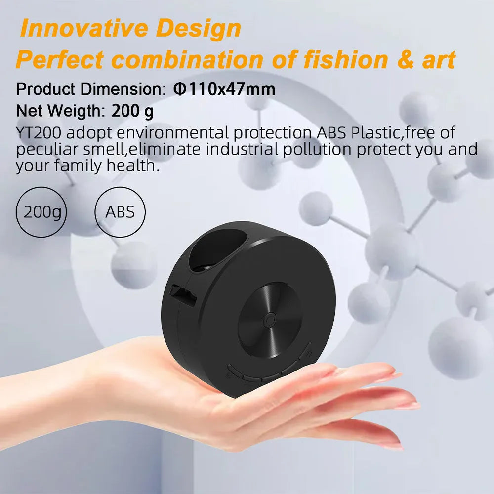 Black square mini portable projector for children's mobile phone projection