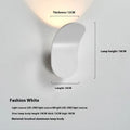 Modern simplicity brush finish wall light bulb in five colour options with 100x120x180mm dimensions