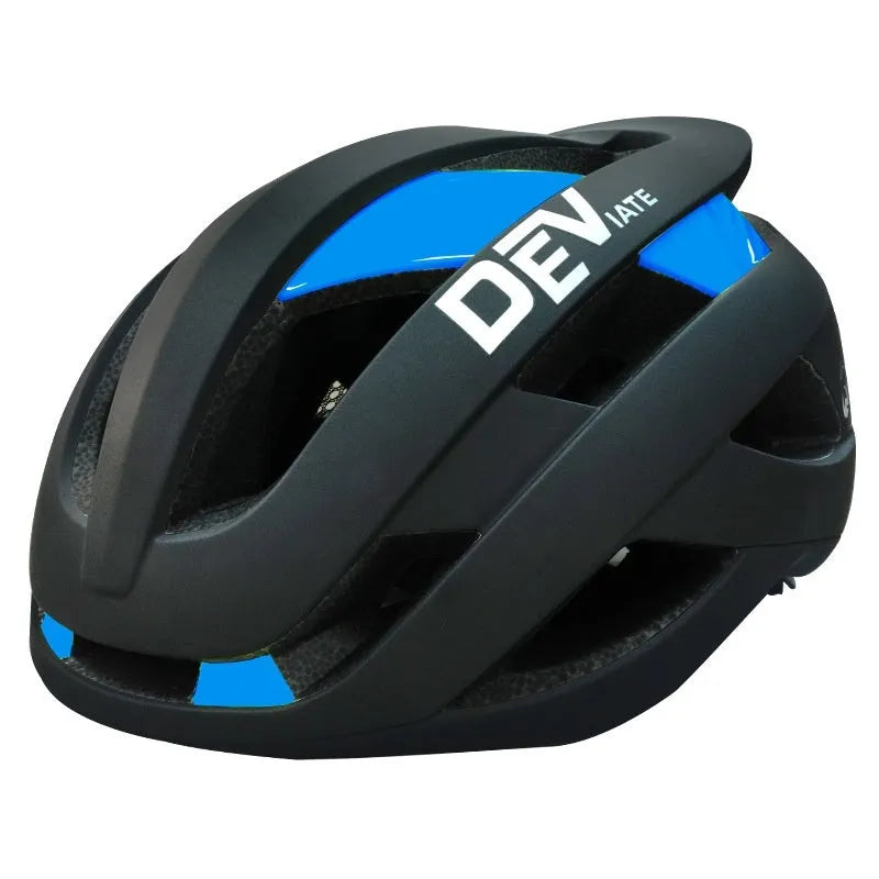 Matte black bicycle helmet with breathable fly net and adjustable headband for mountain biking.