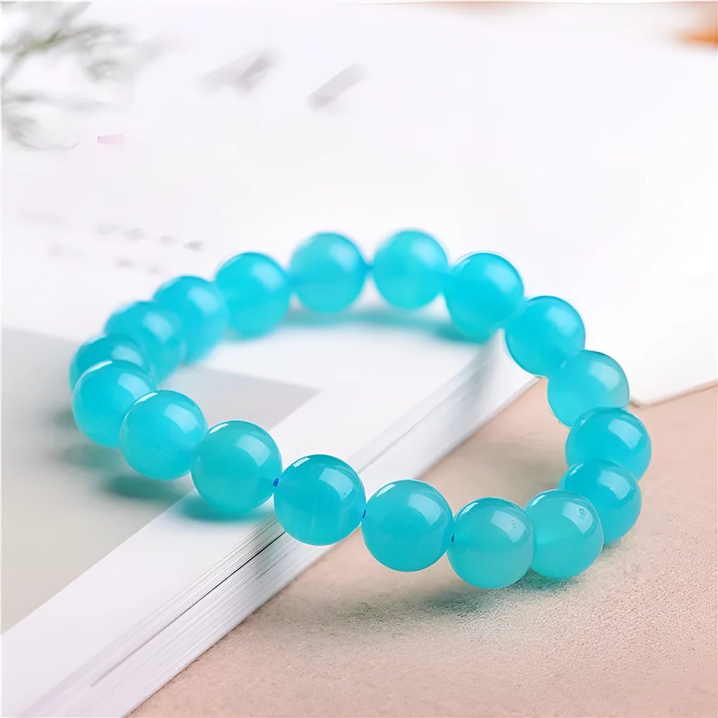 Natural Amazonite scattered beads in various sizes from 6mm to 13mm with polished finish and Ice colour grades