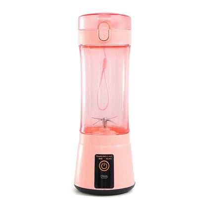 Portable USB Rechargeable Fruit Smoothie Blender with Cordless Design and Powerful Blending Capabilities