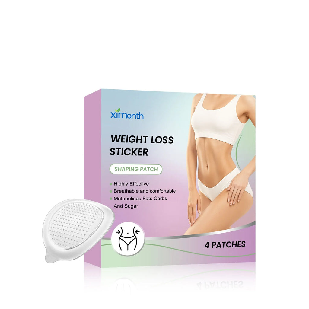 Four-piece pack of body nursing adhesive bandages with microneedle and aloe mint care formula.