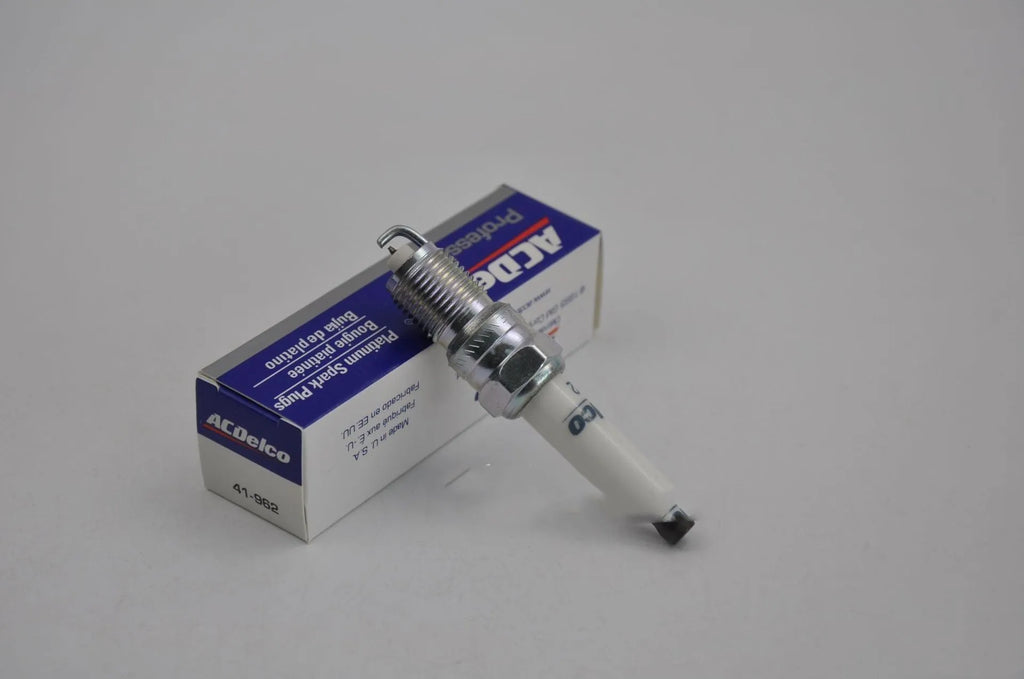 Iridium gold spark plug 41-962 with iridium gold flame electrode for Buick Chevrolet Hummer