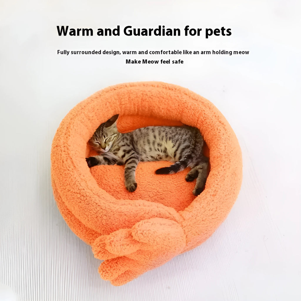 Yellow plush pet kennel mattress with fleece lining measuring 48 by 20 centimetres.