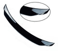 Mazda 3 Axela Exela sports tail blade trim for 2014-2021 models in bright black finish