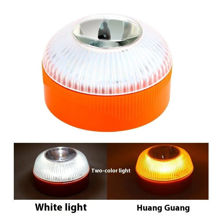 V16 LED emergency warning light with rotating beacon design in multiple colour options for vehicle safety