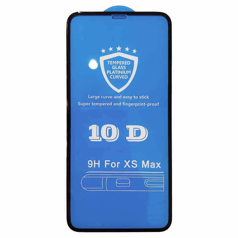 Tempered glass screen protector for iPhone 12 Mini in 10D black colour option