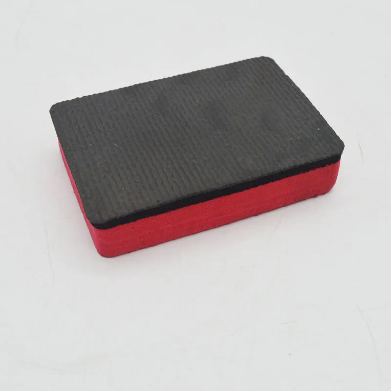 Car wash sponge magic clay rub red EVA foam block 8.5x5.5x2cm for vehicle detailing