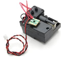Black RC tank smoke box accessory for 1/16 scale Heng Long and Taigen models