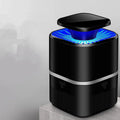Photocatalyst mosquito killer lamp with USB cable, blue light physical mosquito control, white or black, for home use over 150 square metres.