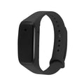 EDAL K18 black silicone wristband with small camera dial for HD video recording.