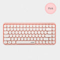 Wireless Bluetooth keyboard, 84 keys, ABS, 320x136.6x30.5mm, Black Colourful Green Pink White Yellow White