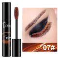 Tube of colour fluorescent waterproof mascara with brush wand, available in multiple shades