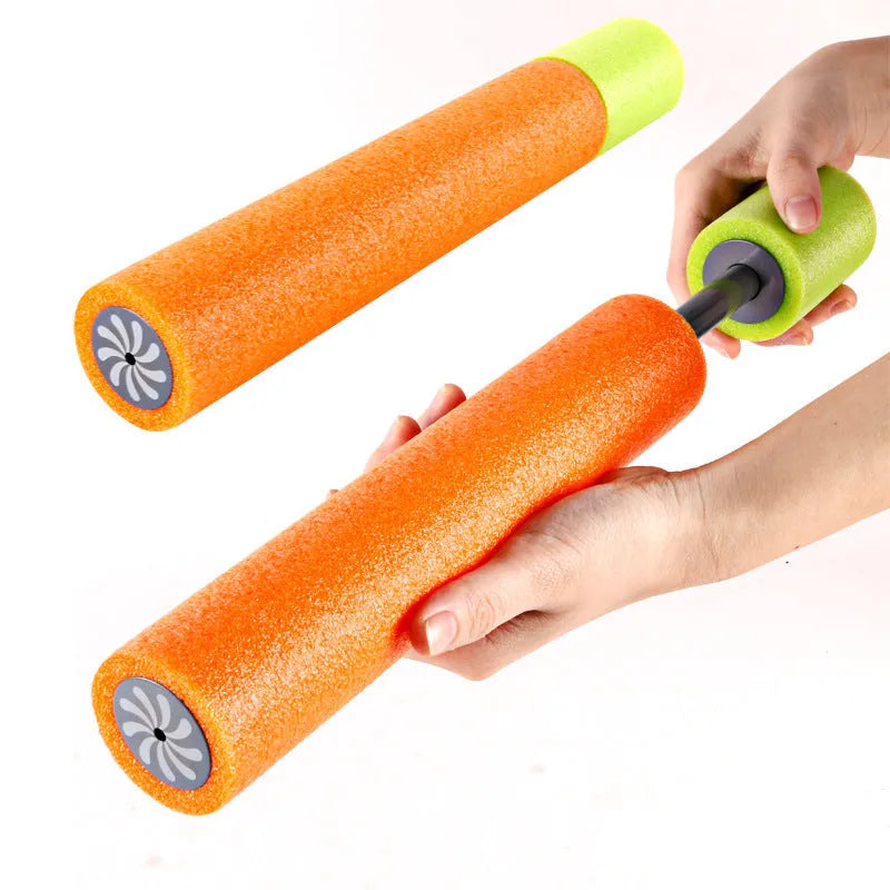 Orange EVA foam handle water blaster toy for children's summer outdoor water games