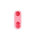 Silicone pet selfie camera lens clip in blue or pink, a sounding toy for cat and dog photos