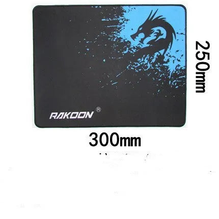 Single-sided gaming mouse pad with Seam Blue Dragon pattern on a desk surface