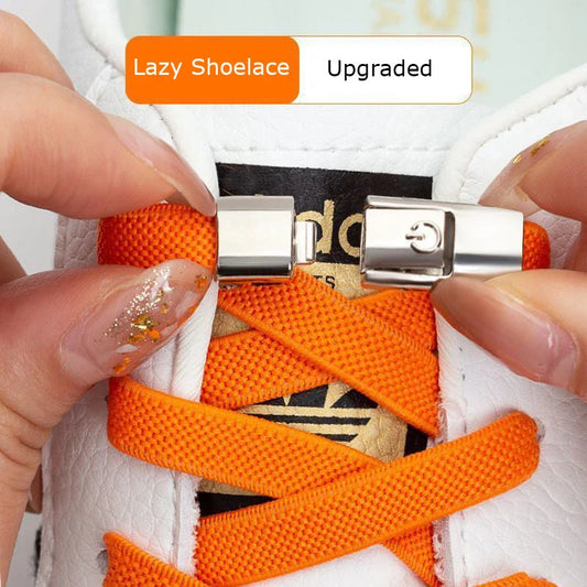 Slip-On Shoelaces with Easy-Press Locks: Convenient and Comfortable Footwear Upgrade