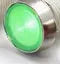 10mm waterproof indicator light with stainless steel edge in multiple colour options on a white background.