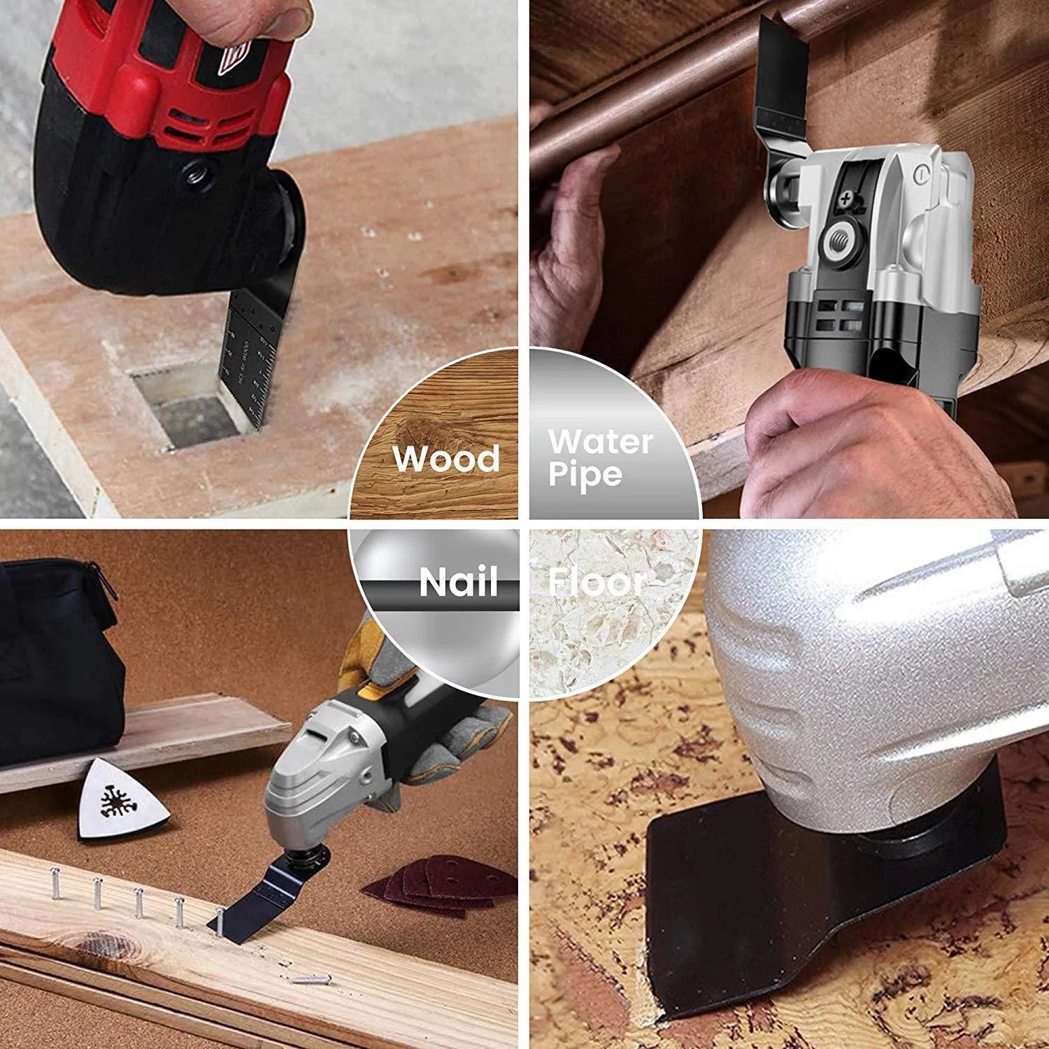 Multi-function tool saw blade hardware accessories set 88mm diameter cutting polishing universal fit